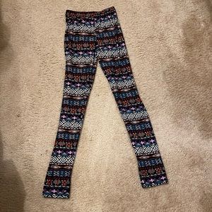 Leggings / tights or under a skirt